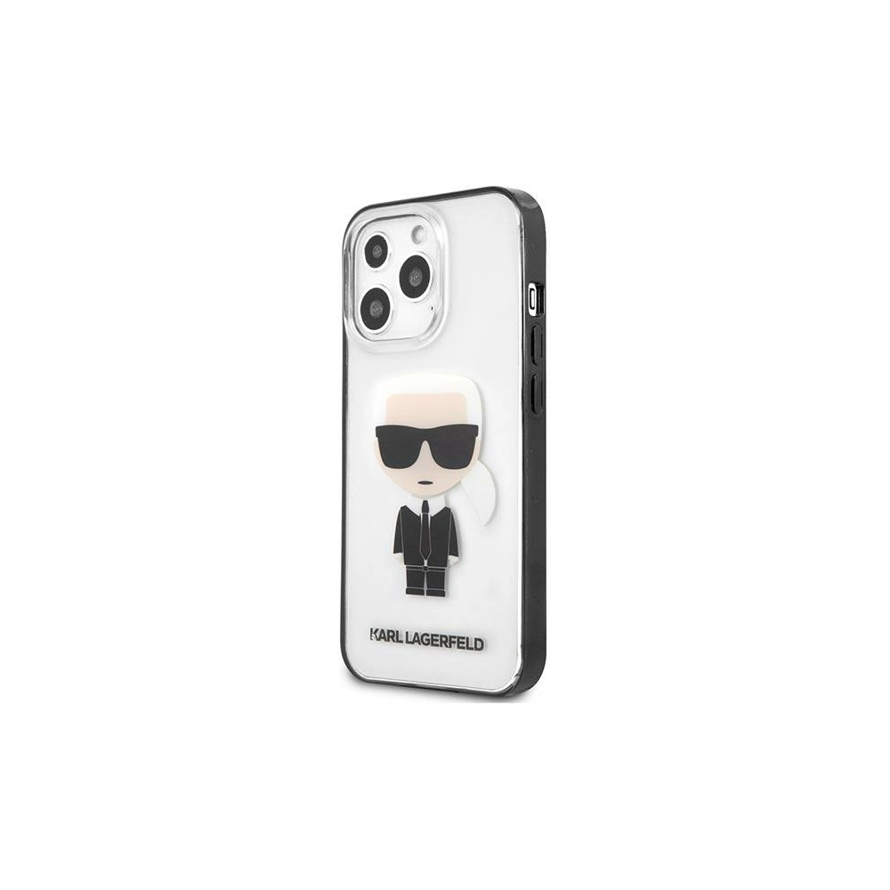 Etui Karl Lagerfeld KLHCP13LHIKCK Apple iPhone 13 Pro transparent Ikonik Karl