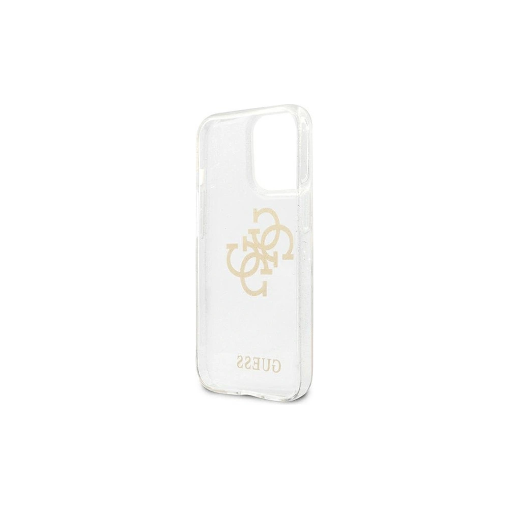 Etui Guess GUHCP13LPCUGL4GTR Apple iPhone 13 Pro transparent hard case Glitter 4G Big Logo