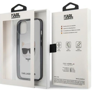 Hurtownia GSM - Etui Karl Lagerfeld KLHCP13SHCHCK Apple iPhone 13 mini transparent Ikonik Choupette - KLD762CL - {ean13} - Hurt