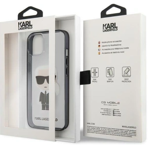 Hurtownia GSM - Etui Karl Lagerfeld KLHCP13SHIKCK Apple iPhone 13 mini transparent Ikonik Karl - KLD763CL - {ean13} - Hurt