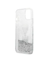 Hurtownia GSM - Etui Karl Lagerfeld KLHCP13SKICGLS Apple iPhone 13 mini srebrny/silver hardcase Liquid Glitter Karl&Choupette Head - KLD764SLV - {ean13} - Hurt