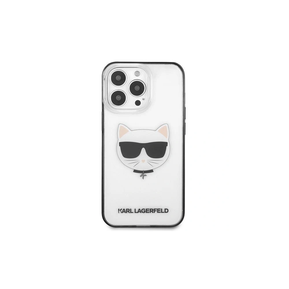 Hurtownia GSM - Etui Karl Lagerfeld KLHCP13XHCHCK Apple iPhone 13 Pro Max transparent Ikonik Choupette - KLD765CL - {ean13} - Hurt