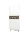 Wholesale Guess GUHCP13MKC4GBGO Apple iPhone 13 Transparent hardcase 4G Brown Strap Gold Chain - GUE1419CL - {ean13} - Hurt