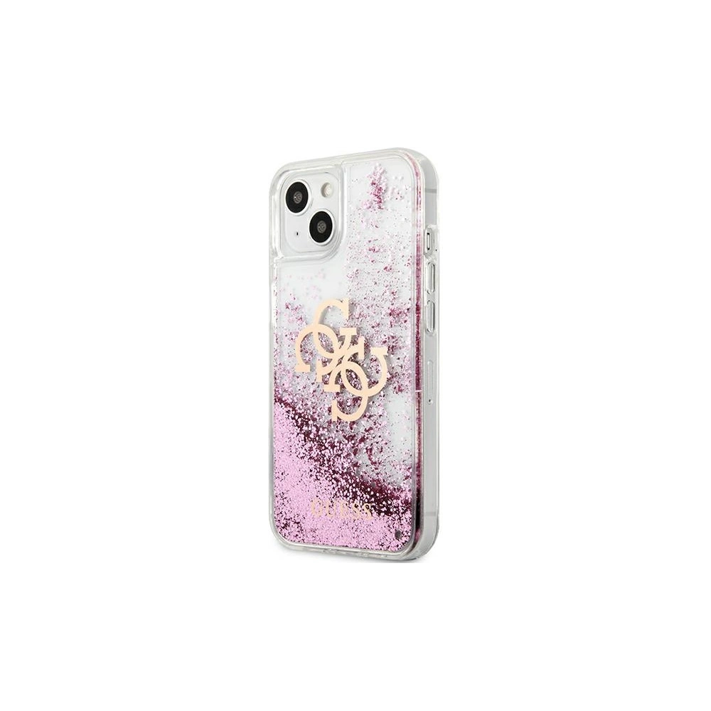Hurtownia GSM - Etui Guess GUHCP13MLG4GPI Apple iPhone 13 różowy/pink hardcase 4G Big Liquid Glitter - GUE1422PNK - {ean13} - Hurt