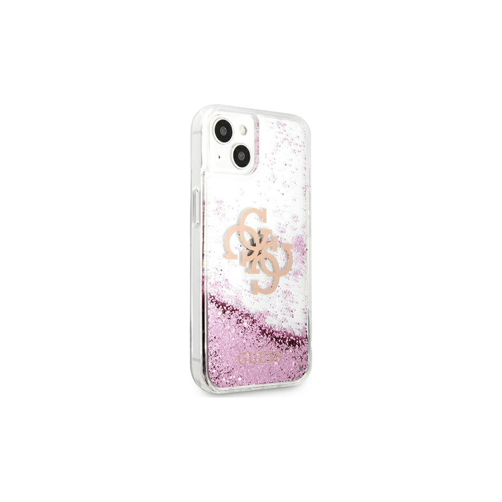 Hurtownia GSM - Etui Guess GUHCP13MLG4GPI Apple iPhone 13 różowy/pink hardcase 4G Big Liquid Glitter - GUE1422PNK - {ean13} - Hurt