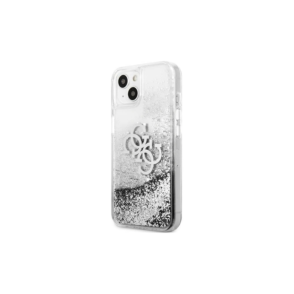 Hurtownia GSM - Etui Guess GUHCP13MLG4GSI Apple iPhone 13 srebrny/silver hardcase 4G Big Liquid Glitter - GUE1423SLV - {ean13} - Hurt