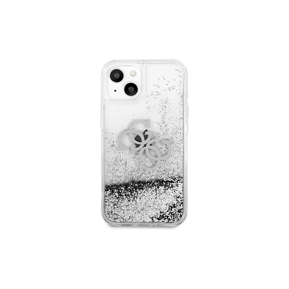 Hurtownia GSM - Etui Guess GUHCP13MLG4GSI Apple iPhone 13 srebrny/silver hardcase 4G Big Liquid Glitter - GUE1423SLV - {ean13} - Hurt