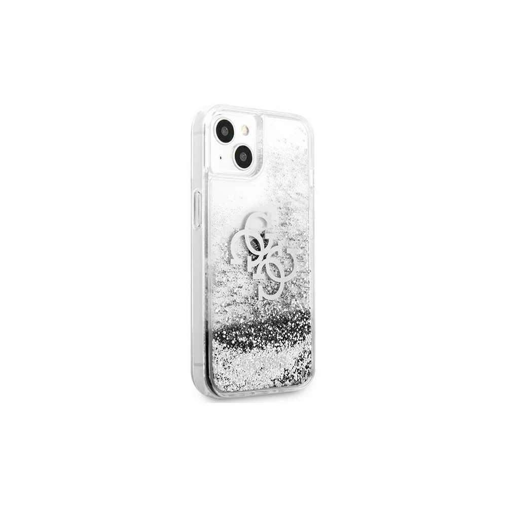 Hurtownia GSM - Etui Guess GUHCP13MLG4GSI Apple iPhone 13 srebrny/silver hardcase 4G Big Liquid Glitter - GUE1423SLV - {ean13} - Hurt
