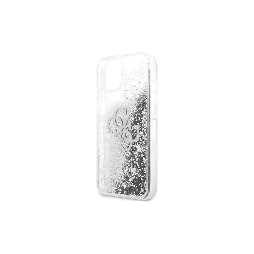 Wholesale Guess GUHCP13MLG4GSI Apple iPhone 13 silver hardcase 4G Big Liquid Glitter - GUE1423SLV - {ean13} - Hurt