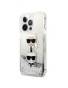 Hurtownia GSM - Etui Karl Lagerfeld KLHCP13XKICGLS Apple iPhone 13 Pro Max srebrny/silver hardcase Liquid Glitter Karl&Choupette Head - KLD767SLV - {ean13} - Hurt