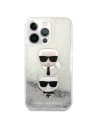 Hurtownia GSM - Etui Karl Lagerfeld KLHCP13XKICGLS Apple iPhone 13 Pro Max srebrny/silver hardcase Liquid Glitter Karl&Choupette Head - KLD767SLV - {ean13} - Hurt