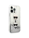 Hurtownia GSM - Etui Karl Lagerfeld KLHCP13XKICGLS Apple iPhone 13 Pro Max srebrny/silver hardcase Liquid Glitter Karl&Choupette Head - KLD767SLV - {ean13} - Hurt
