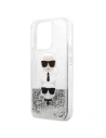 Hurtownia GSM - Etui Karl Lagerfeld KLHCP13XKICGLS Apple iPhone 13 Pro Max srebrny/silver hardcase Liquid Glitter Karl&Choupette Head - KLD767SLV - {ean13} - Hurt