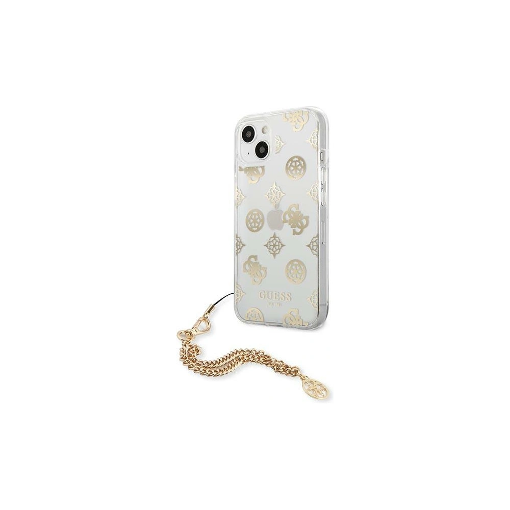 Hurtownia GSM - Etui Guess GUHCP13SKSPEGO Apple iPhone 13 mini zlaté/gold hardcase Peony Chain Collection - GUE1427GLD - {ean13} - Hurt