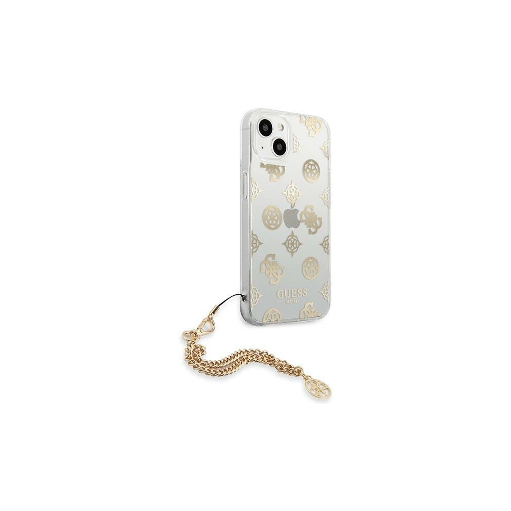 Hurtownia GSM - Etui Guess GUHCP13SKSPEGO Apple iPhone 13 mini zlaté/gold hardcase Peony Chain Collection - GUE1427GLD - {ean13} - Hurt