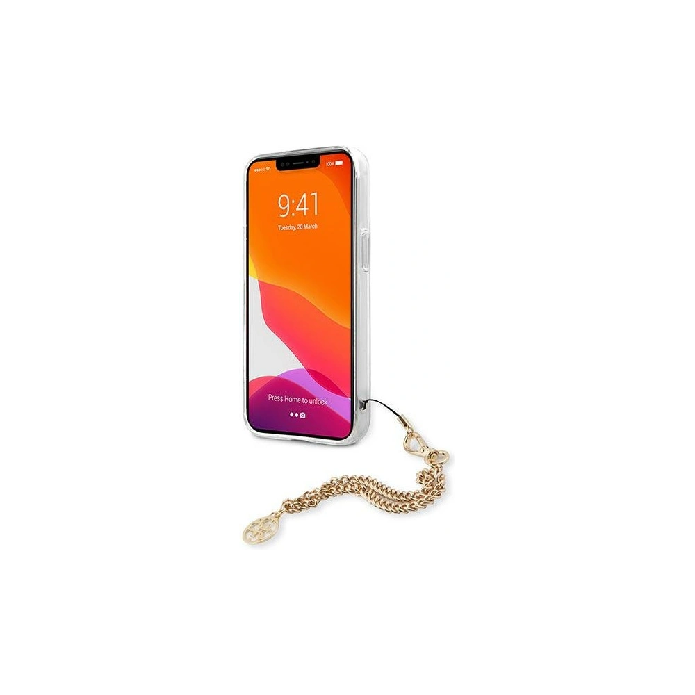 Hurtownia GSM - Etui Guess GUHCP13SKSPEGO Apple iPhone 13 mini zlaté/gold hardcase Peony Chain Collection - GUE1427GLD - {ean13} - Hurt