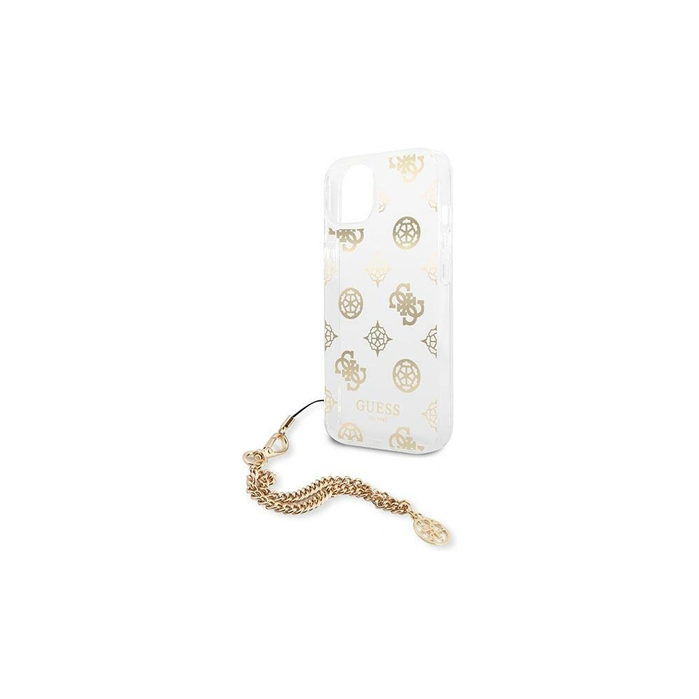 Hurtownia GSM - Etui Guess GUHCP13SKSPEGO Apple iPhone 13 mini zlaté/gold hardcase Peony Chain Collection - GUE1427GLD - {ean13} - Hurt