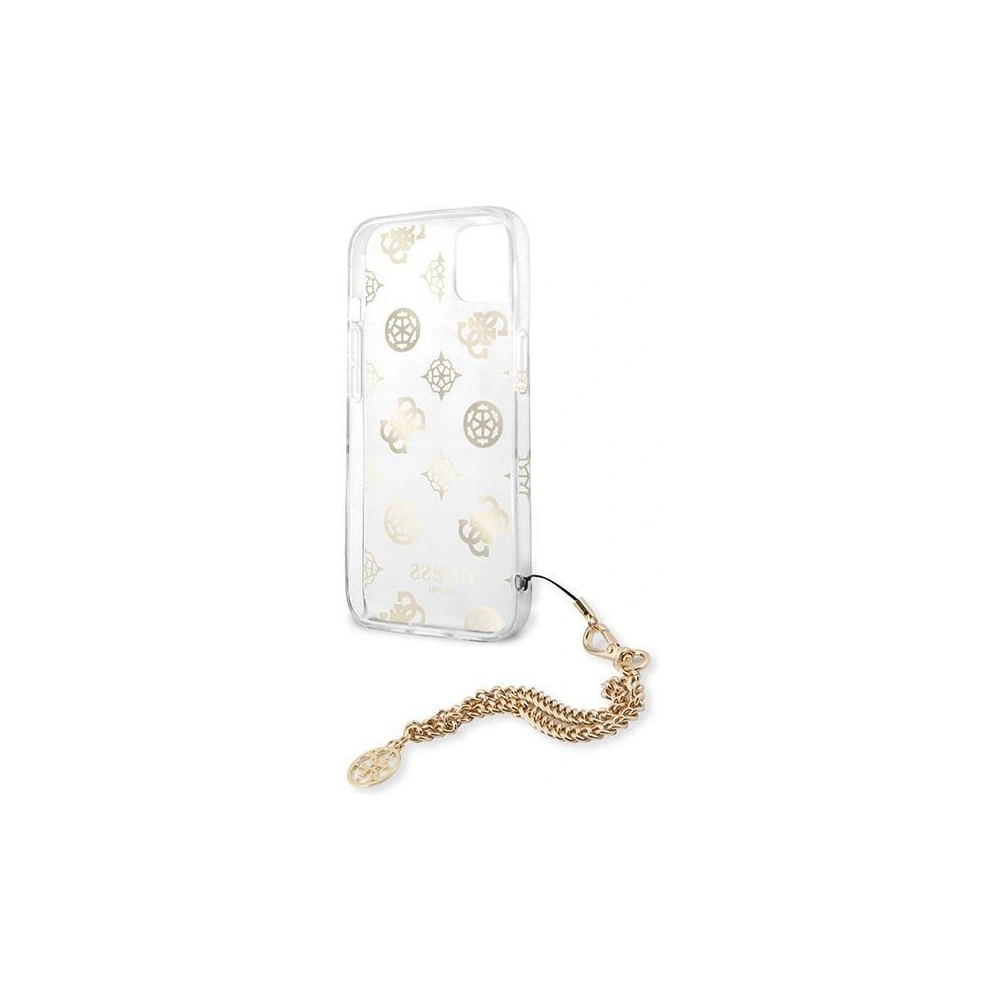 Hurtownia GSM - Etui Guess GUHCP13SKSPEGO Apple iPhone 13 mini zlaté/gold hardcase Peony Chain Collection - GUE1427GLD - {ean13} - Hurt