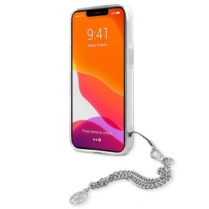 Hurtownia GSM - Etui Guess GUHCP13SKSPESI Apple iPhone 13 mini srebrny/silver hardcase Peony Chain Collection - GUE1428SLV - {ean13} - Hurt