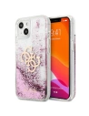 Etui Guess GUHCP13SLG4GPI Apple iPhone 13 mini różowy/pink hardcase 4G Big Liquid Glitter