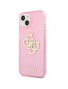 Hurtownia GSM - Etui Guess GUHCP13SPCUGL4GPI Apple iPhone 13 mini różowy/pink hard case Glitter 4G Big Logo - GUE1431PNK - {ean13} - Hurt