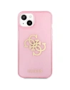 Hurtownia GSM - Etui Guess GUHCP13SPCUGL4GPI Apple iPhone 13 mini różowy/pink hard case Glitter 4G Big Logo - GUE1431PNK - {ean13} - Hurt