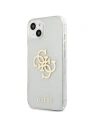 Hurtownia GSM - Etui Guess GUHCP13SPCUGL4GTR Apple iPhone 13 mini transparentní tvrdý kryt Glitter 4G Velké logo - GUE1432CL - {ean13} - Hurt