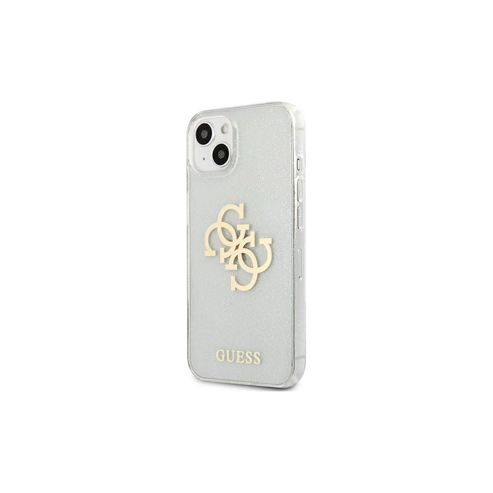 Hurtownia GSM - Etui Guess GUHCP13SPCUGL4GTR Apple iPhone 13 mini transparent hard case Glitter 4G Big Logo - GUE1432CL - {ean13} - Hurt