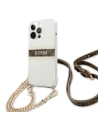 Hurtownia GSM - Etui Guess GUHCP13XKC4GBGO Apple iPhone 13 Pro Max Transparent hardcase 4G Brown Strap Gold Chain - GUE1433CL - {ean13} - Hurt