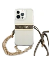 Hurtownia GSM - Etui Guess GUHCP13XKC4GBGO Apple iPhone 13 Pro Max Transparent hardcase 4G Brown Strap Gold Chain - GUE1433CL - {ean13} - Hurt