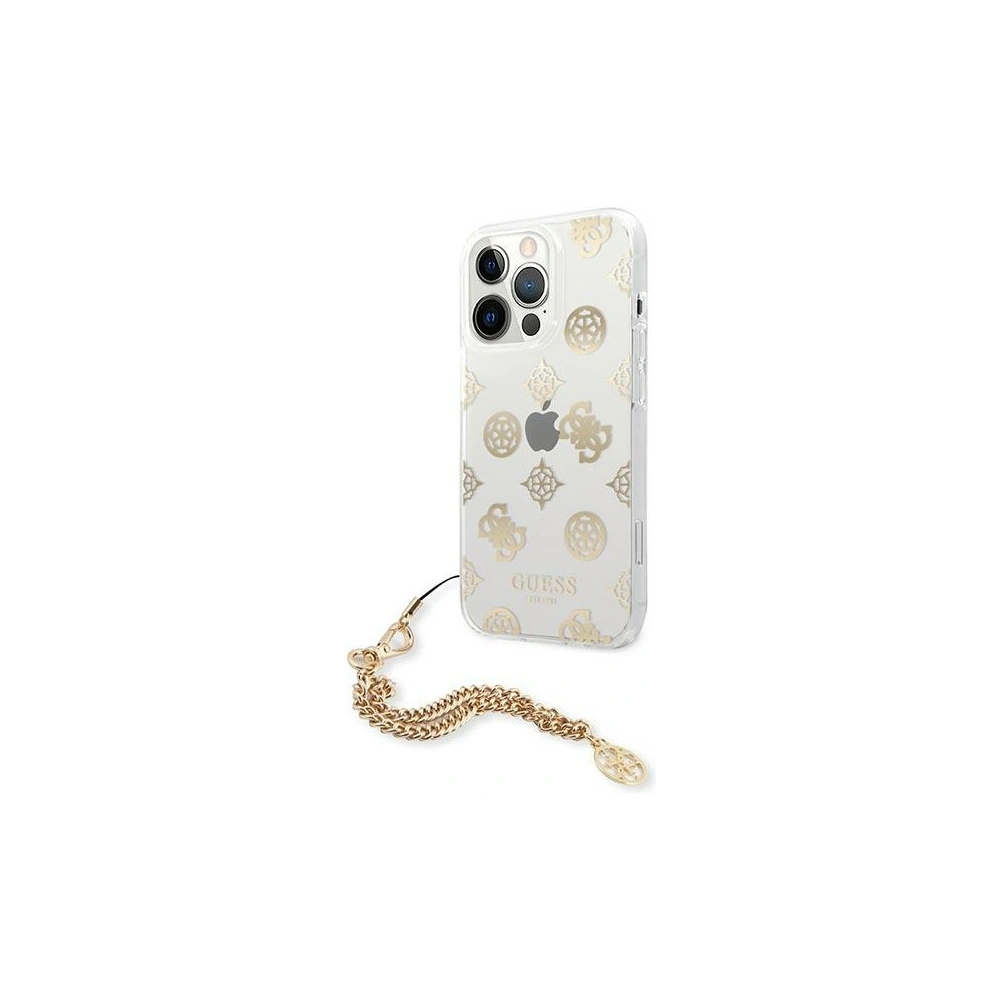 Hurtownia GSM - Etui Guess GUHCP13XKSPEGO Apple iPhone 13 Pro Max zlatý/gold hardcase Peony Chain Collection - GUE1434GLD - {ean13} - Hurt