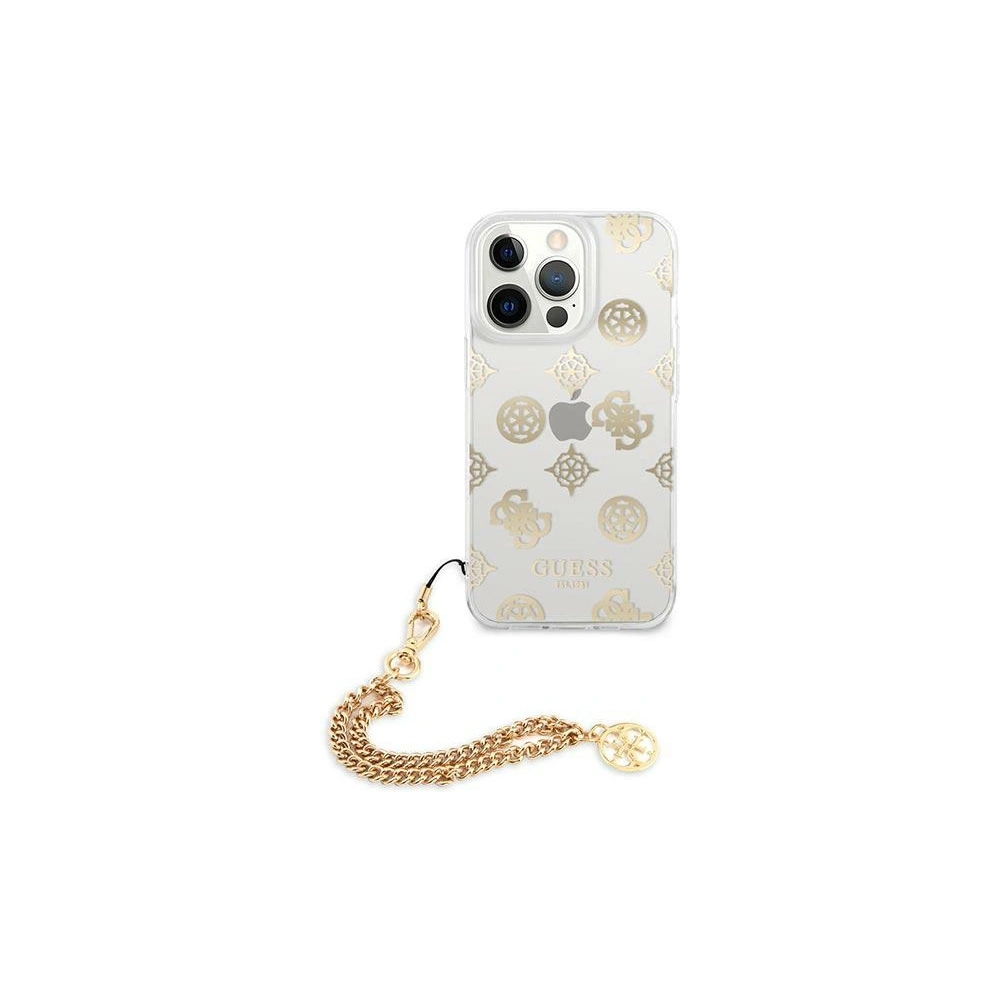 Hurtownia GSM - Etui Guess GUHCP13XKSPEGO Apple iPhone 13 Pro Max zlatý/gold hardcase Peony Chain Collection - GUE1434GLD - {ean13} - Hurt