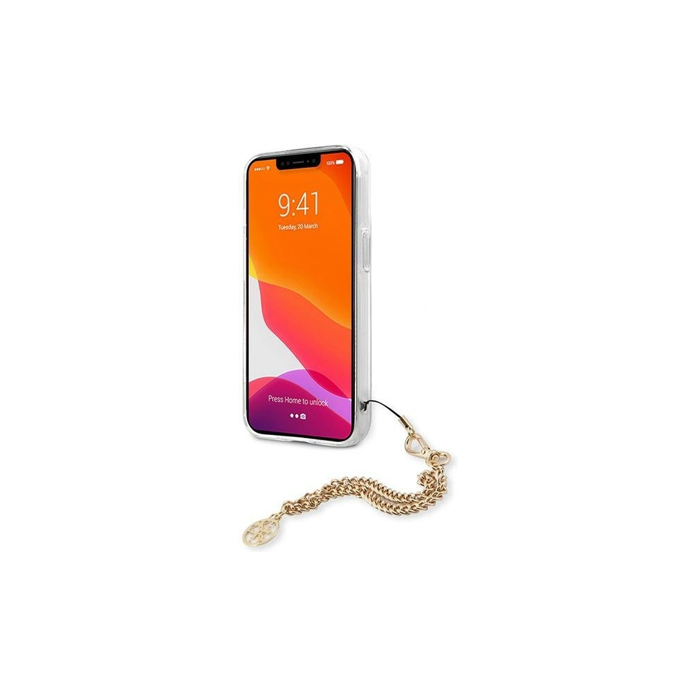 Hurtownia GSM - Etui Guess GUHCP13XKSPEGO Apple iPhone 13 Pro Max zlatý/gold hardcase Peony Chain Collection - GUE1434GLD - {ean13} - Hurt