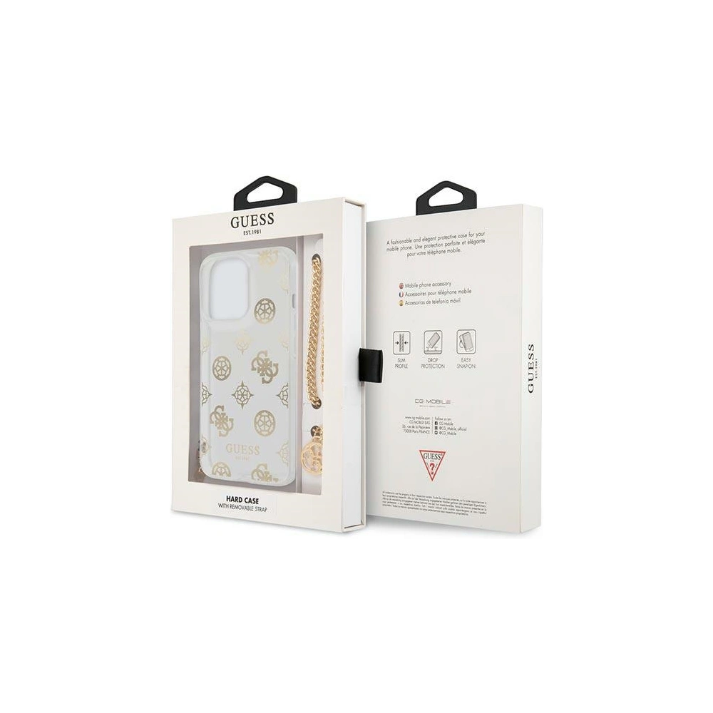 Hurtownia GSM - Etui Guess GUHCP13XKSPEGO Apple iPhone 13 Pro Max złoty/gold hardcase Peony Chain Collection - GUE1434GLD - {ean13} - Hurt