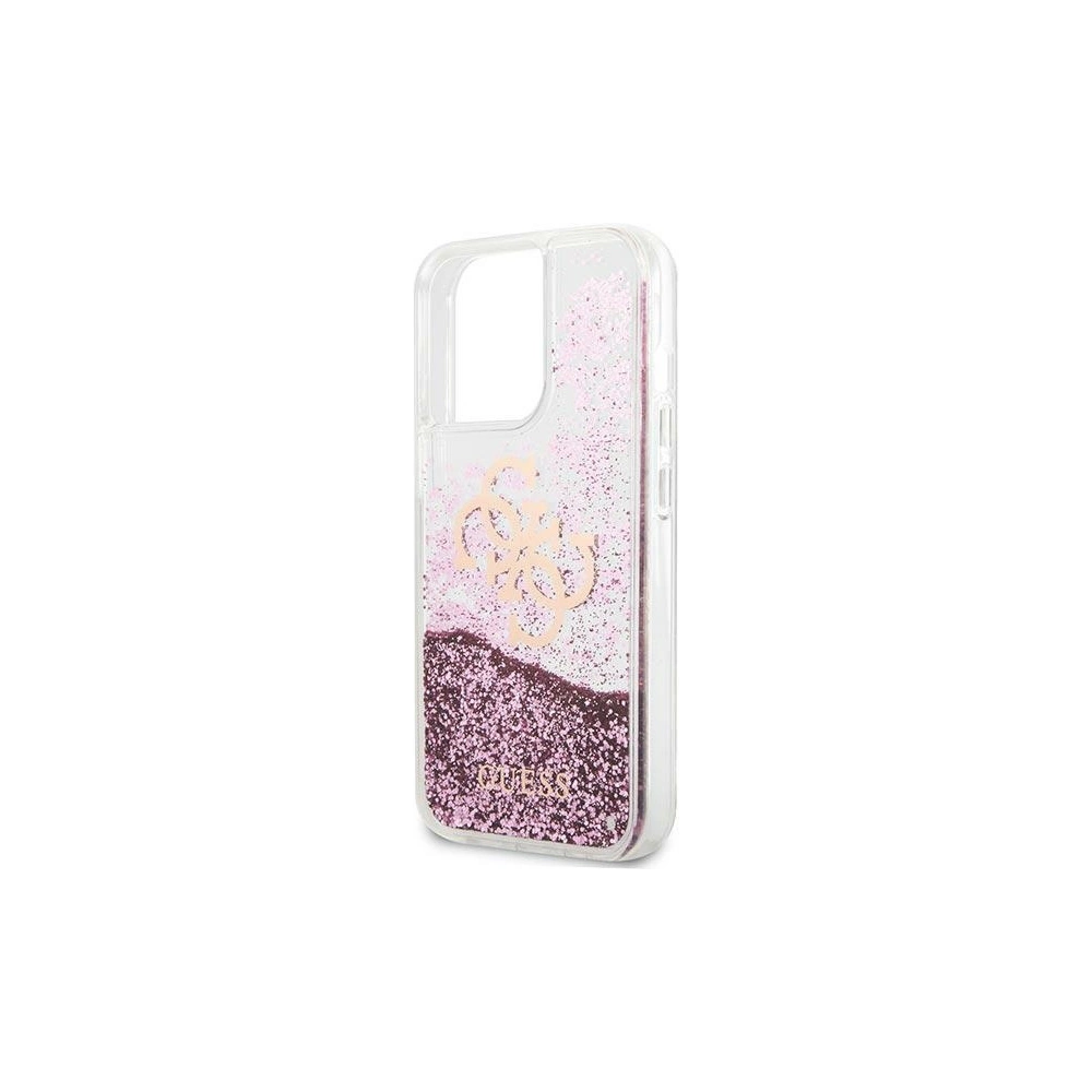 Hurtownia GSM - Etui Guess GUHCP13XLG4GPI Apple iPhone 13 Pro Max różowy/pink hardcase 4G Big Liquid Glitter - GUE1436PNK - {ean13} - Hurt