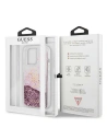 Wholesale Guess GUHCP13XLG4GPI Apple iPhone 13 Pro Max pink hardcase 4G Big Liquid Glitter - GUE1436PNK - {ean13} - Hurt