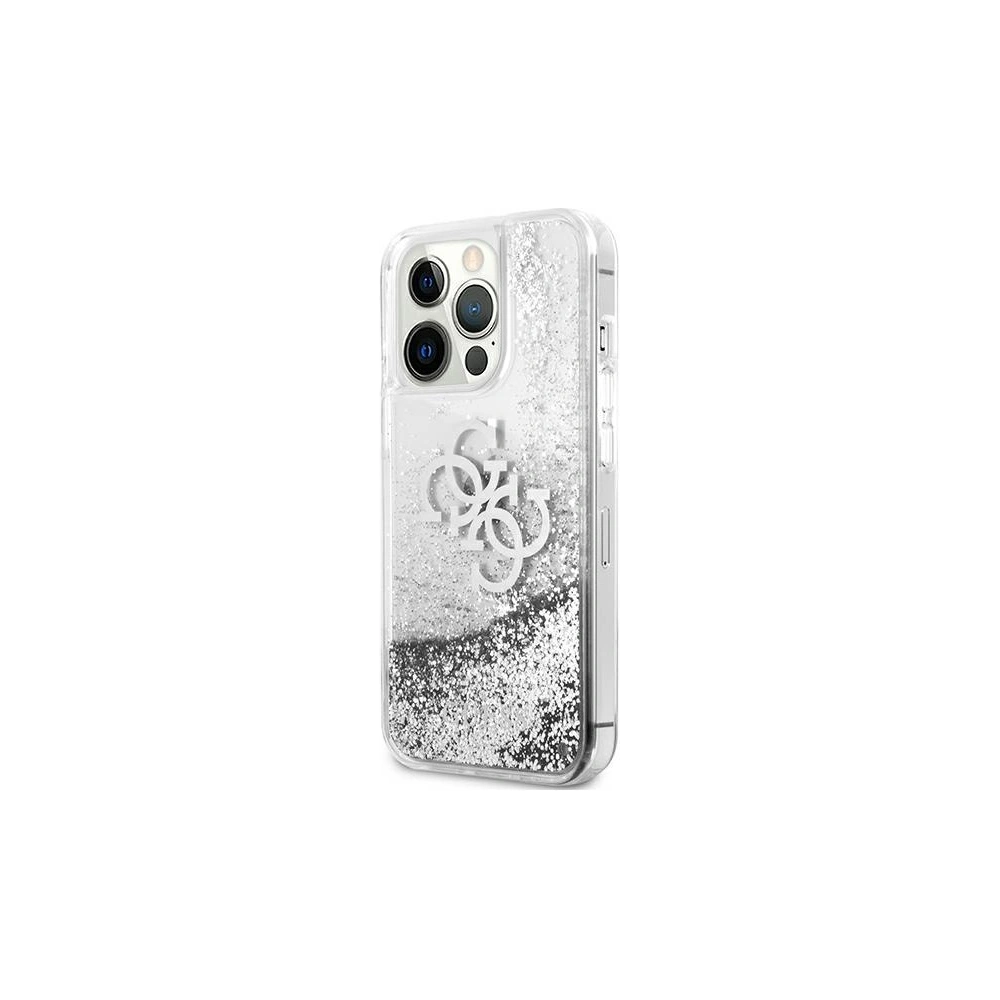 Hurtownia GSM - Etui Guess GUHCP13XLG4GSI Apple iPhone 13 Pro Max srebrny/silver hardcase 4G Big Liquid Glitter - GUE1437SLV - {ean13} - Hurt
