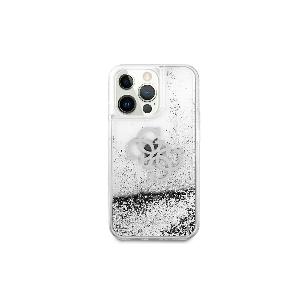 Hurtownia GSM - Etui Guess GUHCP13XLG4GSI Apple iPhone 13 Pro Max srebrny/silver hardcase 4G Big Liquid Glitter - GUE1437SLV - {ean13} - Hurt