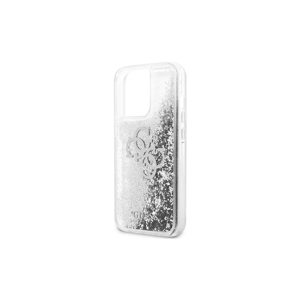 Wholesale Guess GUHCP13XLG4GSI Apple iPhone 13 Pro Max silver hardcase 4G Big Liquid Glitter - GUE1437SLV - {ean13} - Hurt