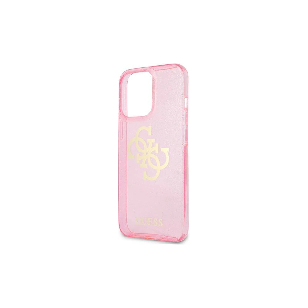 Hurtownia GSM - Etui Guess GUHCP13XPCUGL4GPI Apple iPhone 13 Pro Max różowy/pink hard case Glitter 4G Big Logo - GUE1438PNK - {ean13} - Hurt