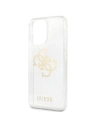 Hurtownia GSM - Etui Guess GUHCP13XPCUGL4GTR Apple iPhone 13 Pro Max průhledný tvrdý obal Glitter 4G Velké logo - GUE1439CL - {ean13} - Hurt
