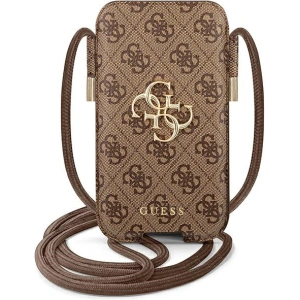 Torebka Guess GUPHL4GMGBR 6,7 cala brązowy/brown hardcase 4G Big Metal Logo
