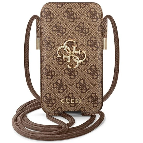 Torebka Guess GUPHL4GMGBR 6,7 cala brązowy/brown hardcase 4G Big Metal Logo