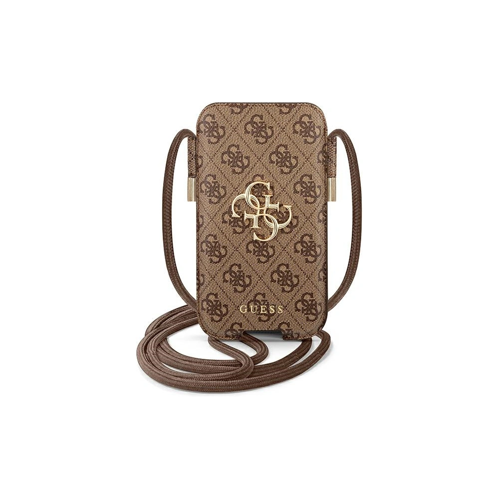 Hurtownia GSM - Torebka Guess GUPHL4GMGBR 6,7 cala brązowy/brown hardcase 4G Big Metal Logo - GUE1441BR - {ean13} - Hurt