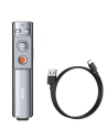 Hurtownia GSM - Wielofunkcyjny pilot Baseus Orange Dot do prezentacji, ze wskaźnikiem laserowym, akumulatorowy (szary) - BSU2898GRY - {ean13} - Hurt