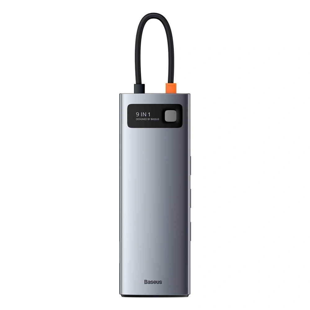 Hurtownia GSM - Hub 9w1 Baseus Metal Gleam Series, USB-C na 3x USB 3.0 + HDMI + USB-C PD + Ethernet RJ45 + microSD/SD + VGA - BSU2899 - {ean13} - Hurt