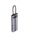 Hurtownia GSM - Hub 9w1 Baseus Metal Gleam Series, USB-C na 3x USB 3.0 + HDMI + USB-C PD + Ethernet RJ45 + microSD/SD + VGA - BSU2899 - {ean13} - Hurt