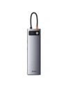 Hub 11w1 Baseus Metal Gleam Series, USB-C na 3x USB 3.0 + 2x HDMI + USB-C PD + Ethernet RJ45 + microSD/SD + VGA + AUX