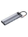 Hurtownia GSM - Hub 11w1 Baseus Metal Gleam Series, USB-C na 3x USB 3.0 + 2x HDMI + USB-C PD + Ethernet RJ45 + microSD/SD + VGA + AUX - BSU2900 - {ean13} - Hurt