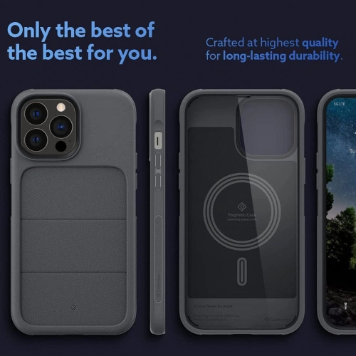 Etui Caseology Stratum MagSafe Apple iPhone 13 Pro Max Ash Grey